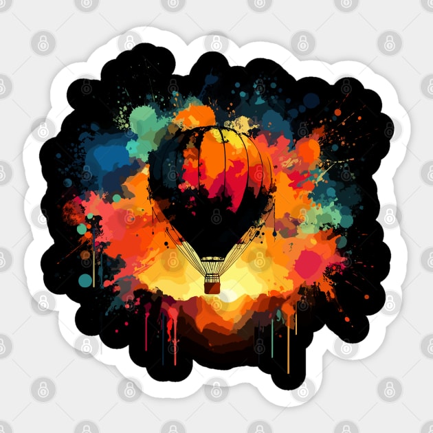 Hot Air Balloon Sticker by Mi Bonita Designs